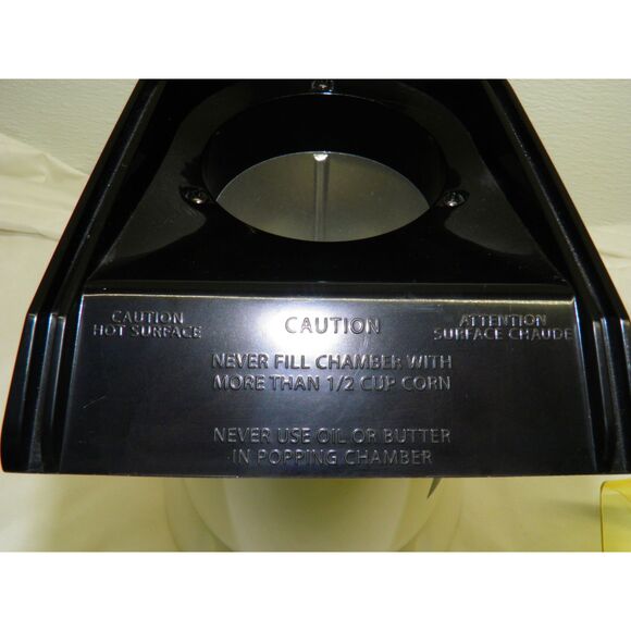 PRESTO POPLITE Hot Air Popcorn Gourmet Popper w/ Butter Tray - Picture 6 of 6